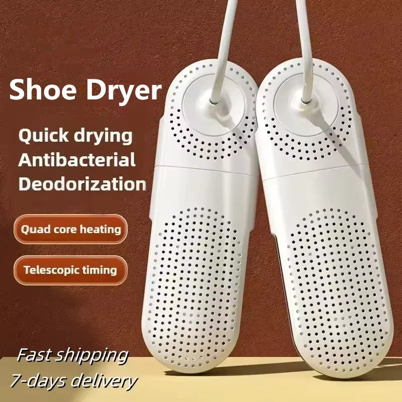 Secador de Zapatos Doméstico, Secador de Zapatos con Esterilización, Secador de Zapatos para Dormitorio, Secador de Zapatos Portátil, Desodorización, Secado Rápido 2026