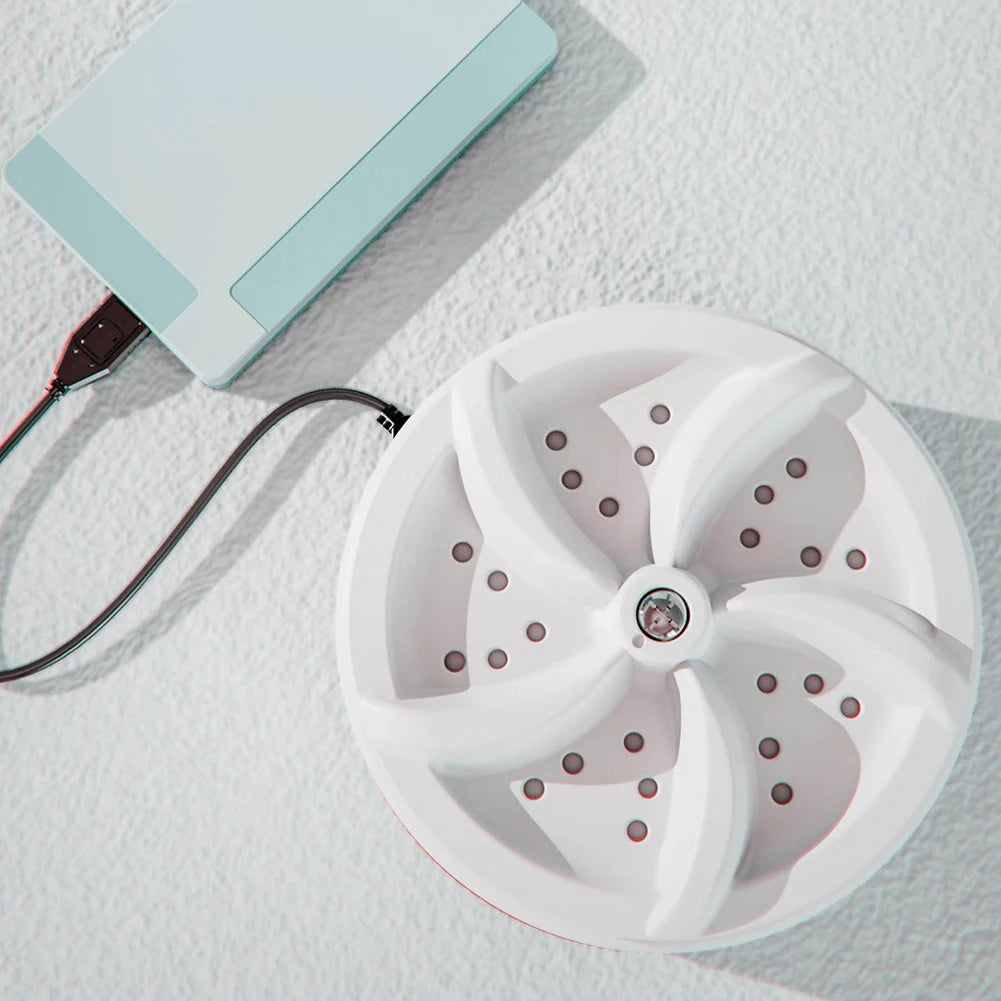 Lavadora Turbo portátil, lavadora Turbo ultrasónica alimentada por USB, elimina la suciedad, lavadora Turbo para ropa interior, calcetines para viajes en casa