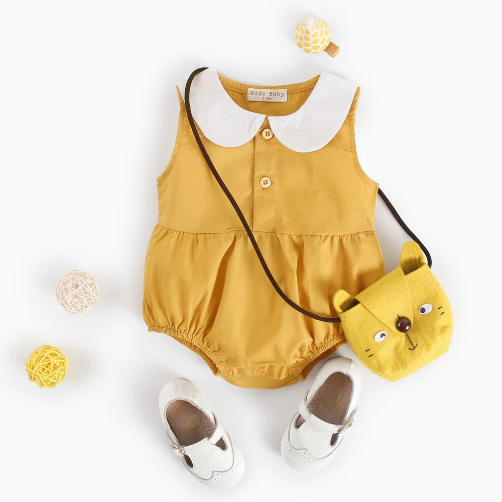 Sanlutoz-Body de algodón para bebé, ropa a cuadros bonita para recién nacido, monos infantiles de princesa sin mangas para niña pequeña