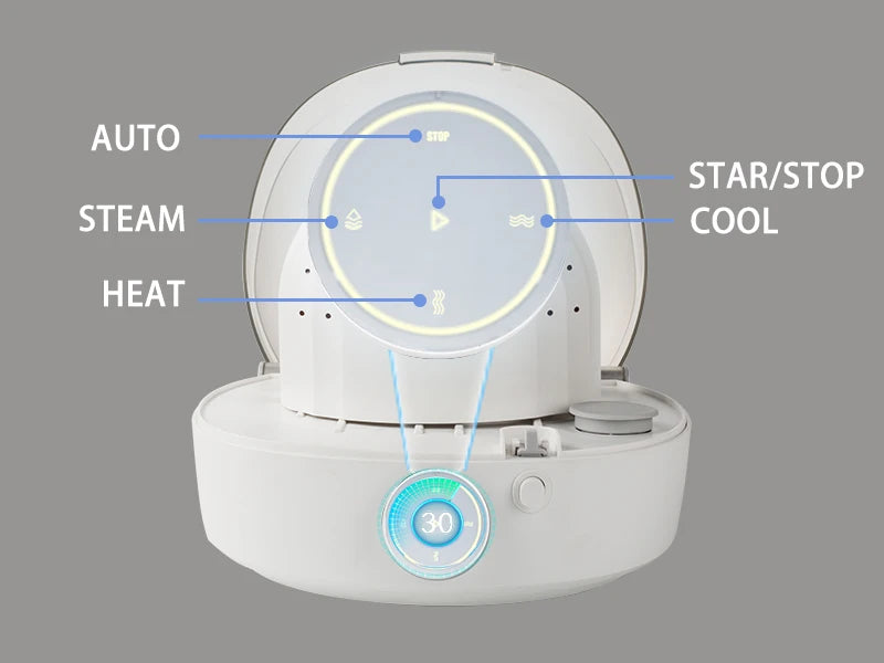 Máquina automática de cuidado de gorros para planchar y secar, restaurar el sombrero/gorro Misshapen, forma natural con vapor y viento frío y caliente