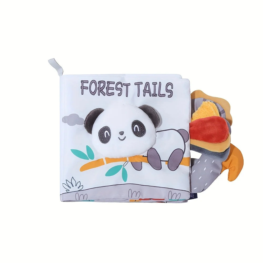 Libros suaves para bebés, juguetes 3D con tacto y sensación de tela arrugada, libros para bebés, niños, tacto y sensación arrugada, regalos para niños pequeños
