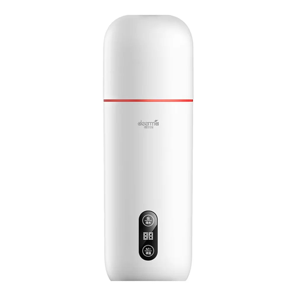 Botella de agua Deerma DEM-DR035 de 350 ml, taza de agua eléctrica portátil con control táctil, termo, hervidor de agua inteligente