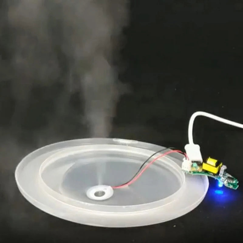 5 unidades de placa atomizadora de repuesto de 16 mm para humidificador ultrasónico DIY, transductor de película ultrasónica para plantas de interior en oficinas