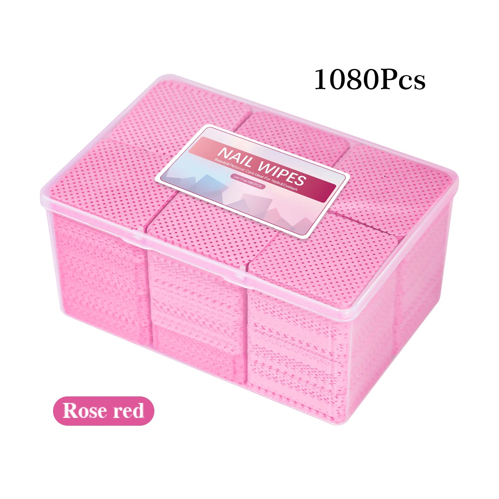 Toallitas de pegamento para pestañas sin pelusa para decoración de uñas en caja, removedor de esmalte de Gel de papel, pegamento limpio, almohadillas de algodón, Herramientas de limpieza de belleza, 1080 Uds.