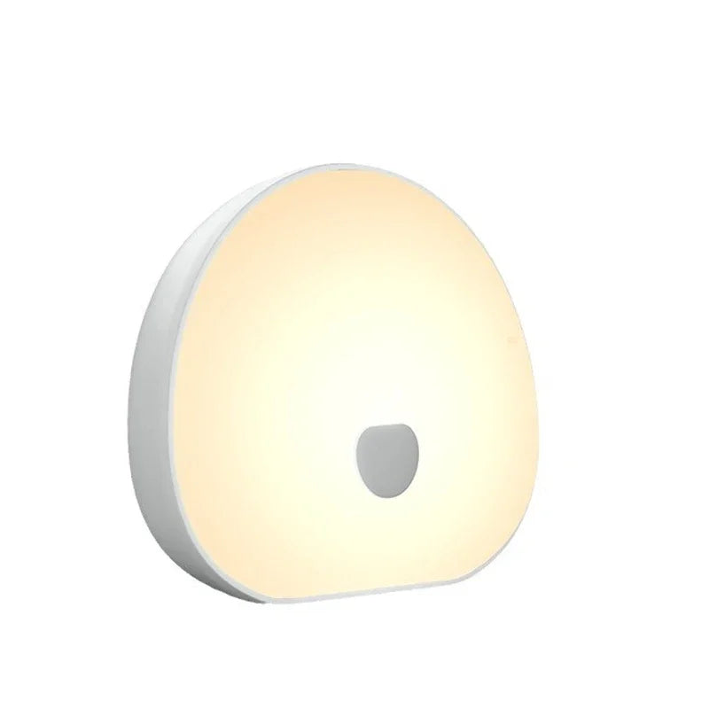 Máquina de ruido blanco para dormir con sonido calmante, luz nocturna LED recargable táctil, lámpara relajante de Audio y sueño para bebé.