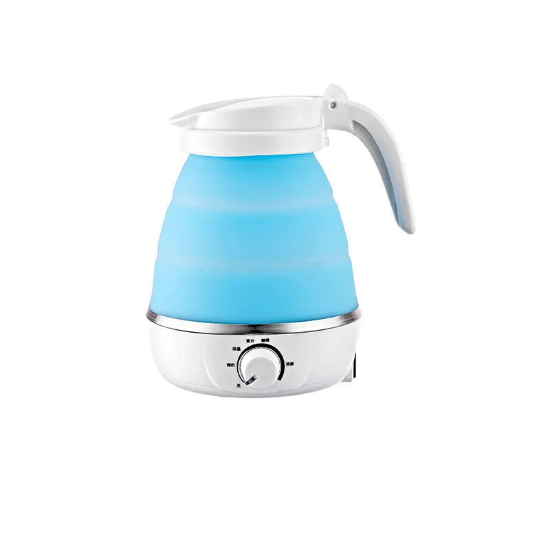 Mini termostato de Hervidor eléctrico plegable portátil para mantener el calor en casa, viajes, negocios, apagado automático, seguridad de acero inoxidable de silicona
