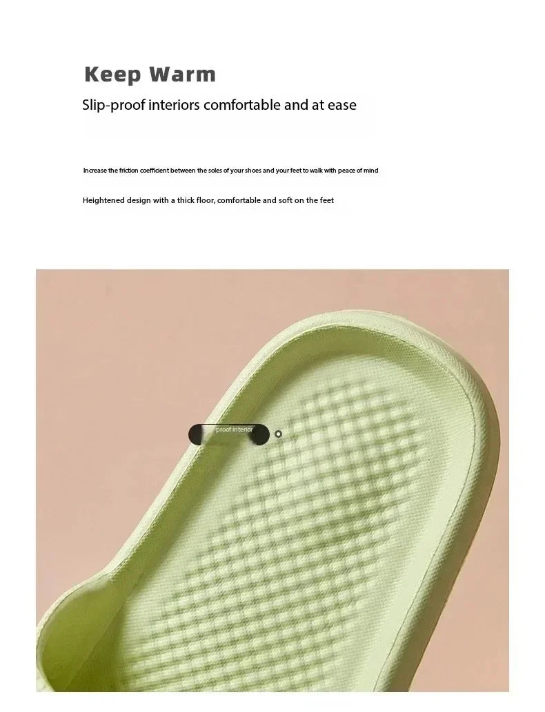 Zapatillas de Ducha Antideslizantes con Suela de EVA Suave para Hombres y Mujeres, Parejas, Impermeables, para el Hogar, Ocio, Baño, Pantuflas, Moda