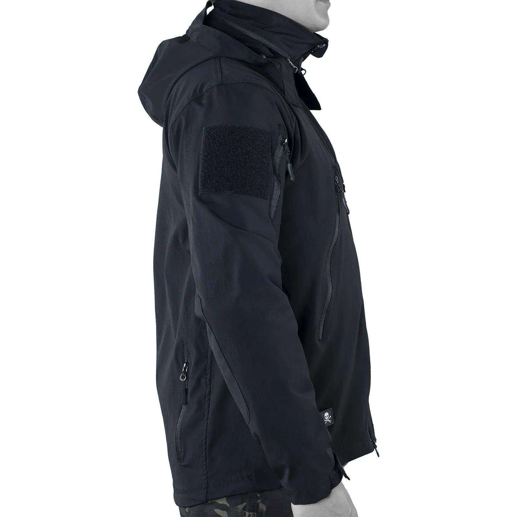 Chaqueta táctica delgada de nylon para exteriores, modelo Tr RG Light Cavalry, impermeable, con capucha, tipo softshell, para asalto.