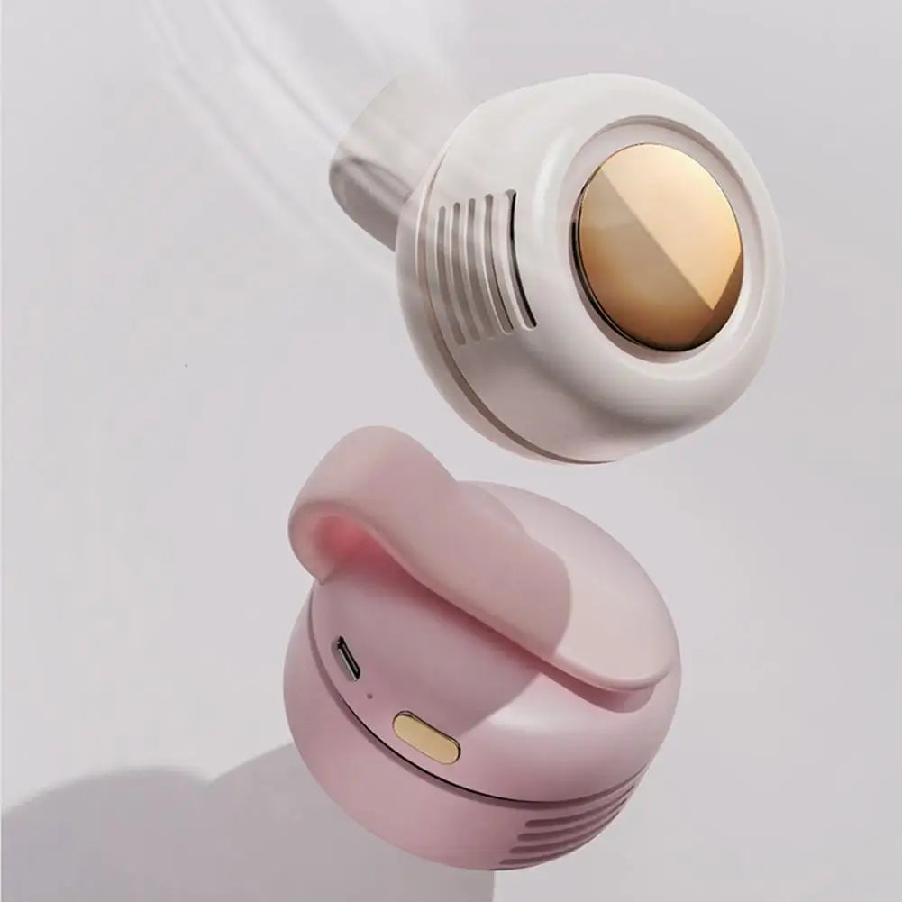 Mini ventilador con clip para colgar en la cintura y el cuello, ventilador eléctrico de refrigeración por aire, ventilador USB sin aspas para acampar al aire libre, accesorios de pesca