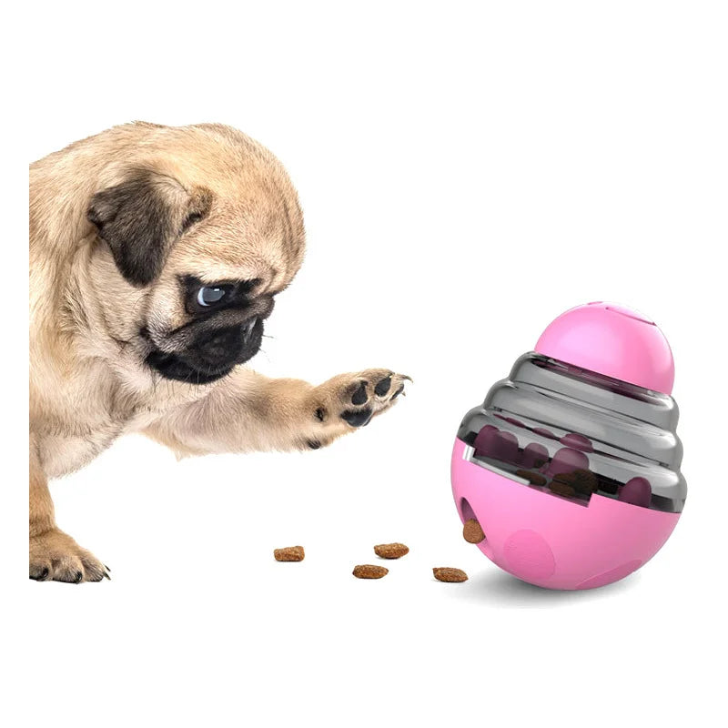 Juguete Dispensador de Comida para Perros, Tipo Rompecabezas, con Bola Antiderrames, Alimentador Lento