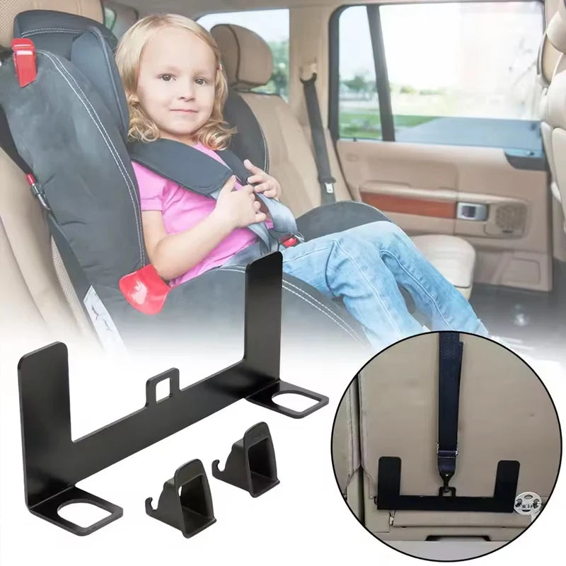 Kit de Montaje Universal ISOFIX para Silla de Auto para Niños, Conector de Cinturón de Seguridad, Interfaz de Anclaje, Soporte de Sujeción para Auto