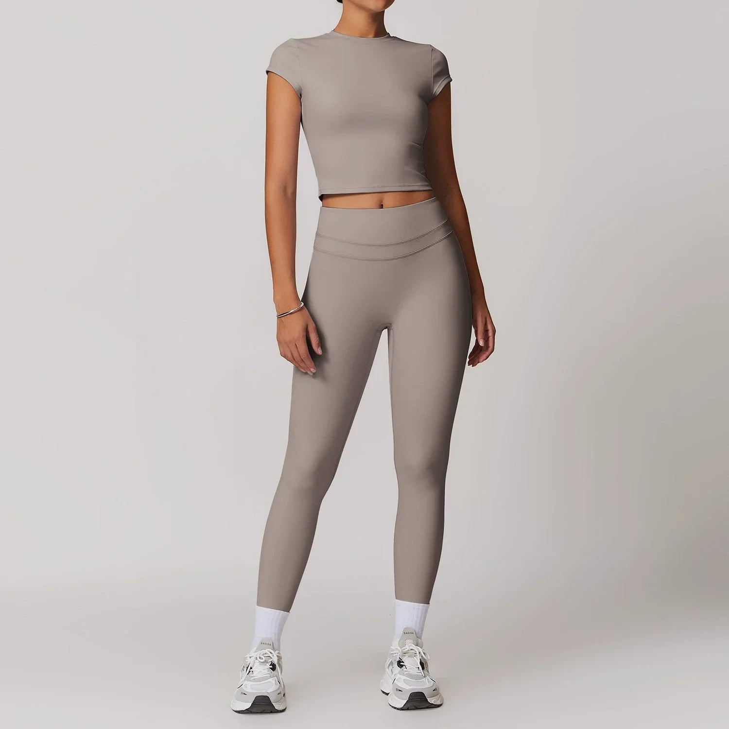 Ropa deportiva de 2 piezas para mujer, conjunto de Yoga, ropa de gimnasio, ropa deportiva, trajes de Yoga, conjunto de Fitness, chándales, Sujetador deportivo, mallas de cintura alta para gimnasio
