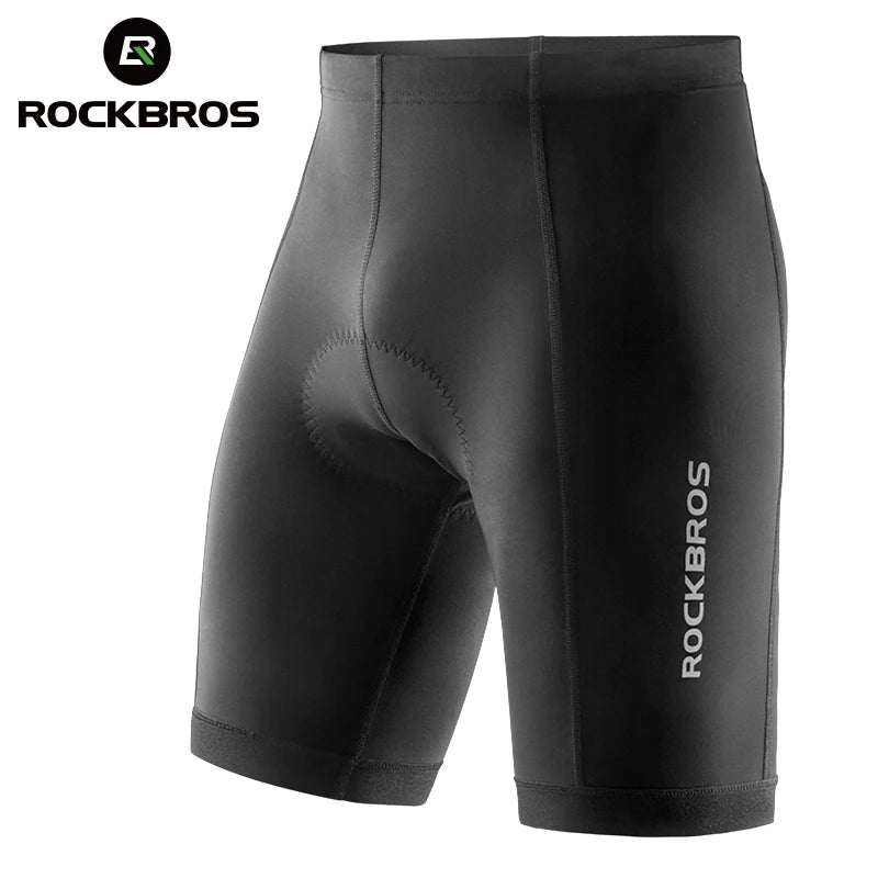 ROCKBROS pantalones cortos de ciclismo de verano, pantalones cortos de bicicleta con almohadilla de esponja a prueba de golpes, pantalones cortos transpirables para bicicleta, mallas, pantalones deportivos para bicicleta de m