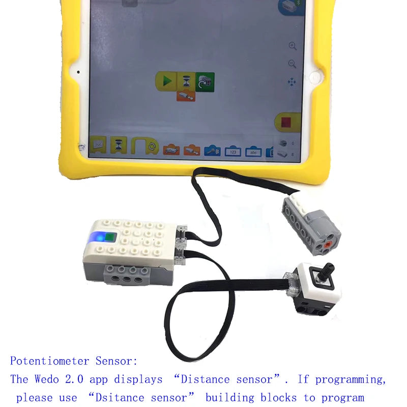 280 Uds piezas WeDo 2,0 RC juego de núcleos de robótica con seis sensores compatibles lego 45300 estudiante DIY juguete educativo de ladrillo