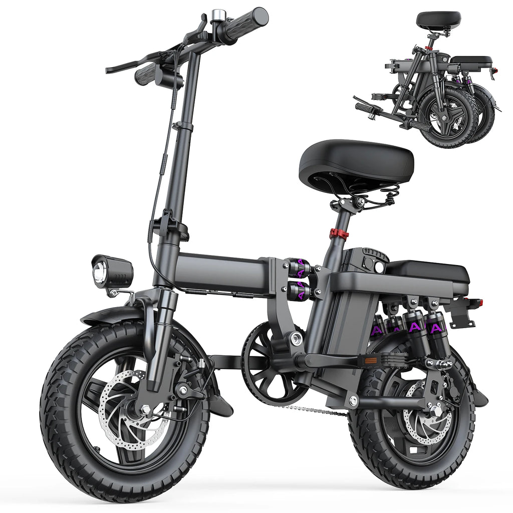 [EU Direct] Bicicleta eléctrica plegable UPlee GE5 de 250W para hombre/mujer, batería de 48V 15AH, bicicleta eléctrica urbana.