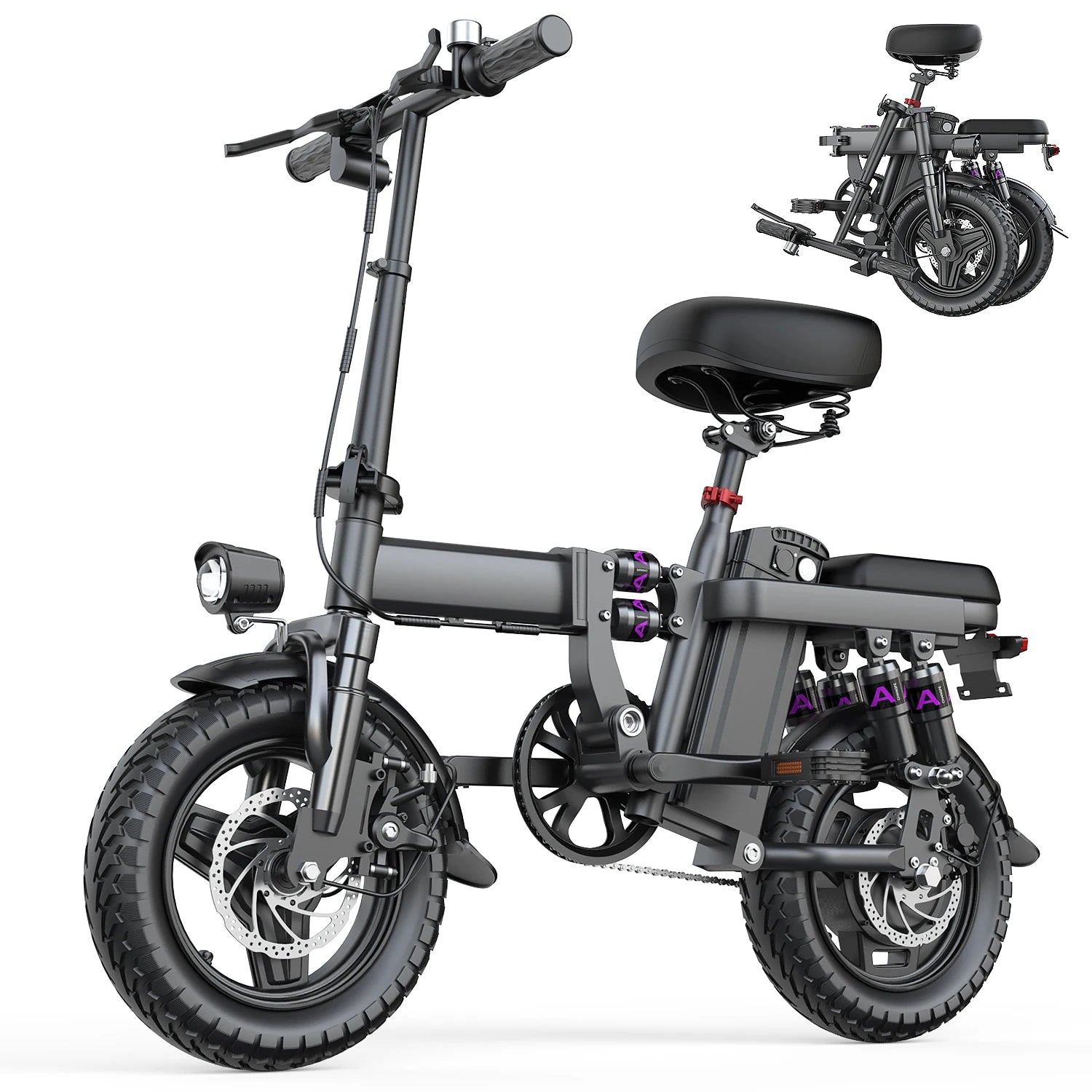 [EU Direct] Bicicleta eléctrica plegable UPlee GE5 de 250W para hombre/mujer, batería de 48V 15AH, bicicleta eléctrica urbana.