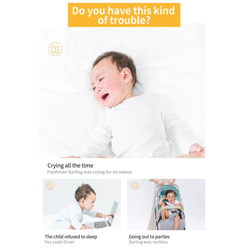 Máquina de Ruido Blanco para Bebés, Sensor de Voz Inteligente, Ayuda para Dormir, Terapia de Sonido, Monitor y Generador de Sonido para Bebés y Adultos