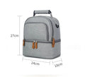 Bolsa de almuerzo para comida escolar de Picnic caliente de gran capacidad, mochila aislada, bolsas para fiambrera, refrigerador fresco, leche materna, bolso de mantenimiento fresco
