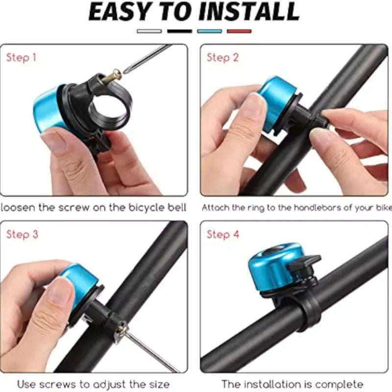 Timbre de bicicleta de aleación para seguridad, anillo para manillar de ciclismo, llamada de bicicleta, accesorios para bicicleta, bocina de bicicleta de montaña y carretera, alarma de sonido