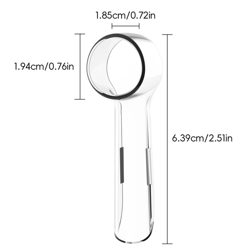4 Uds. Compatible con cabezales de cepillo de dientes eléctrico Oral B, cubiertas a prueba de polvo, tapa protectora de cabezal de cepillo redondeado para almacenamiento y viajes