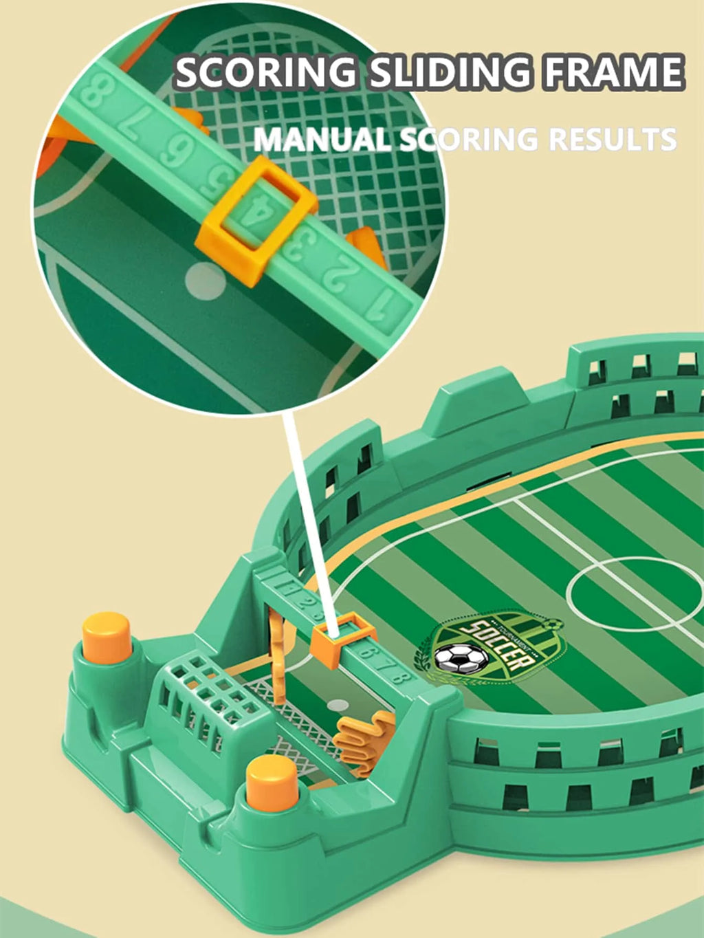 Minijuego interactivo de mesa de fútbol, juegos deportivos de competición, Catapulta de escritorio para juego familiar