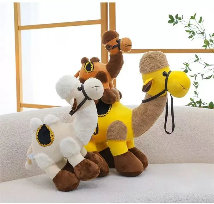 Juguete de Peluche de Camello de Simulación, Muñeco de Camello del Desierto, Almohada Creativa de Camello, Juguete para Niños, Regalo Kawayi