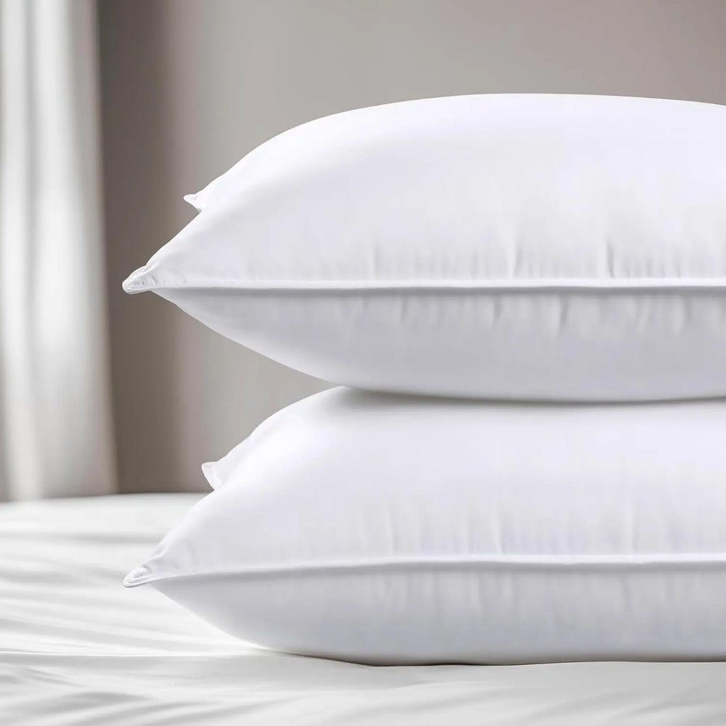 Almohada Grande y Suave, Calidad Hotelera, Almohada de Cama con Borde Reforzado de Relleno Alternativo a Plumón, Ideal para Dormir de Lado/Espalda/Boca Arriba,45*70cm.
