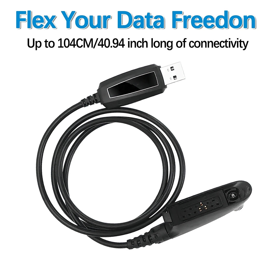 Cable de programación USB para Radtel RT-950 PRO RT-950 Bajeton BJ-9000 RTD TP-900PRO Walkie Talkie compatible con sistema Windows