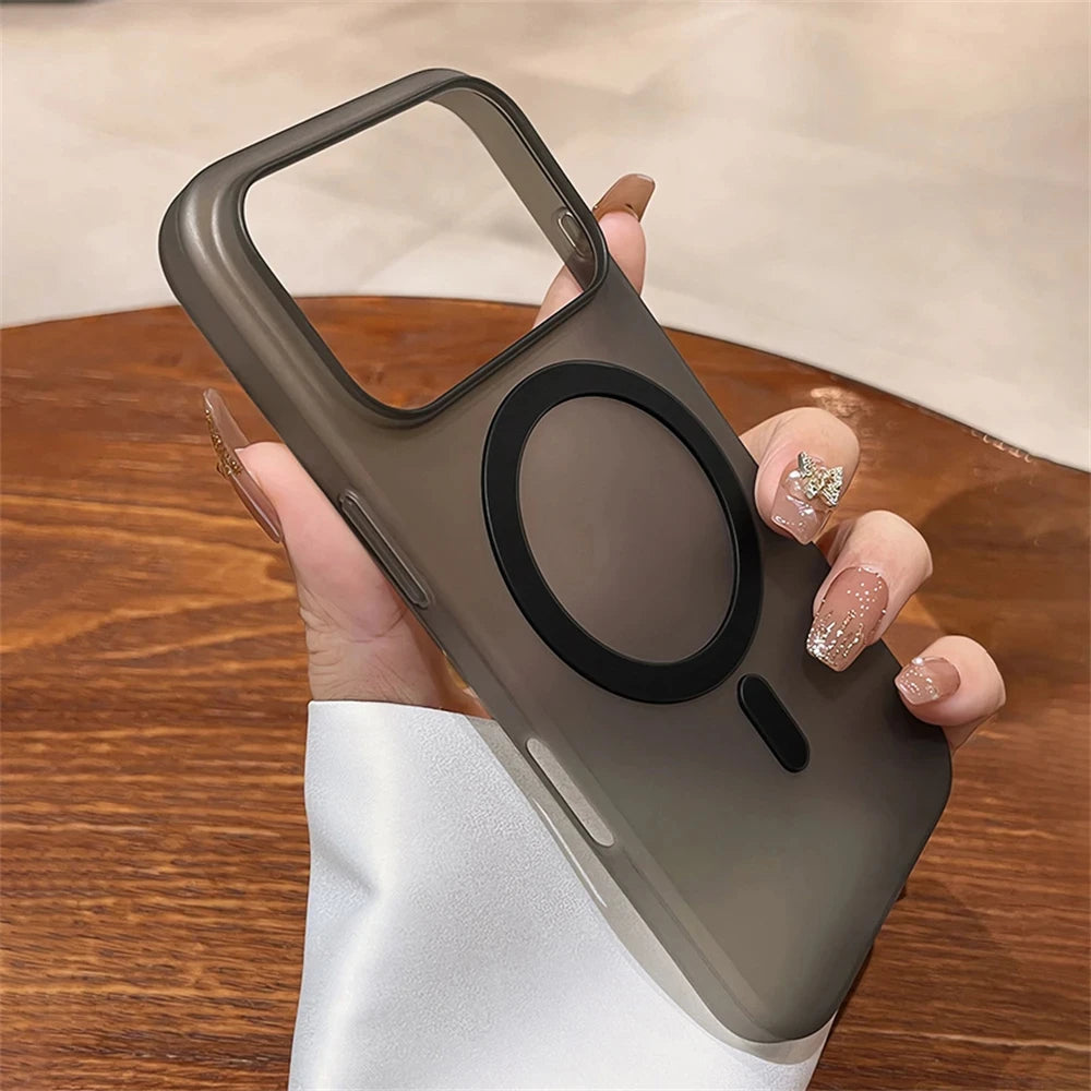Funda Magnética Rígida Mate para Samsung Galaxy A57 5G A17 A56 A55 A36 A37 A16 A15 S25 Ultra S26 Plus S24 FE S23 S22 S21