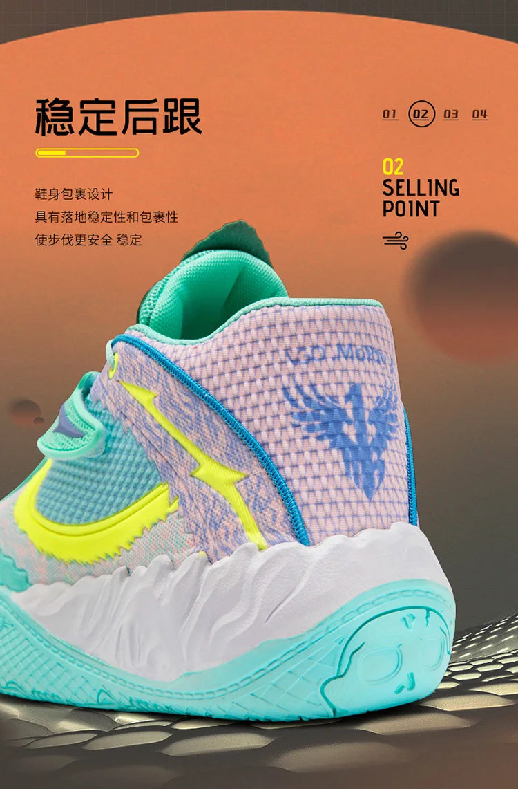 Zapatillas de baloncesto para hombre, transpirables, con amortiguación, antideslizantes, para correr, entrenamiento de gimnasia, zapatillas de baloncesto atléticas