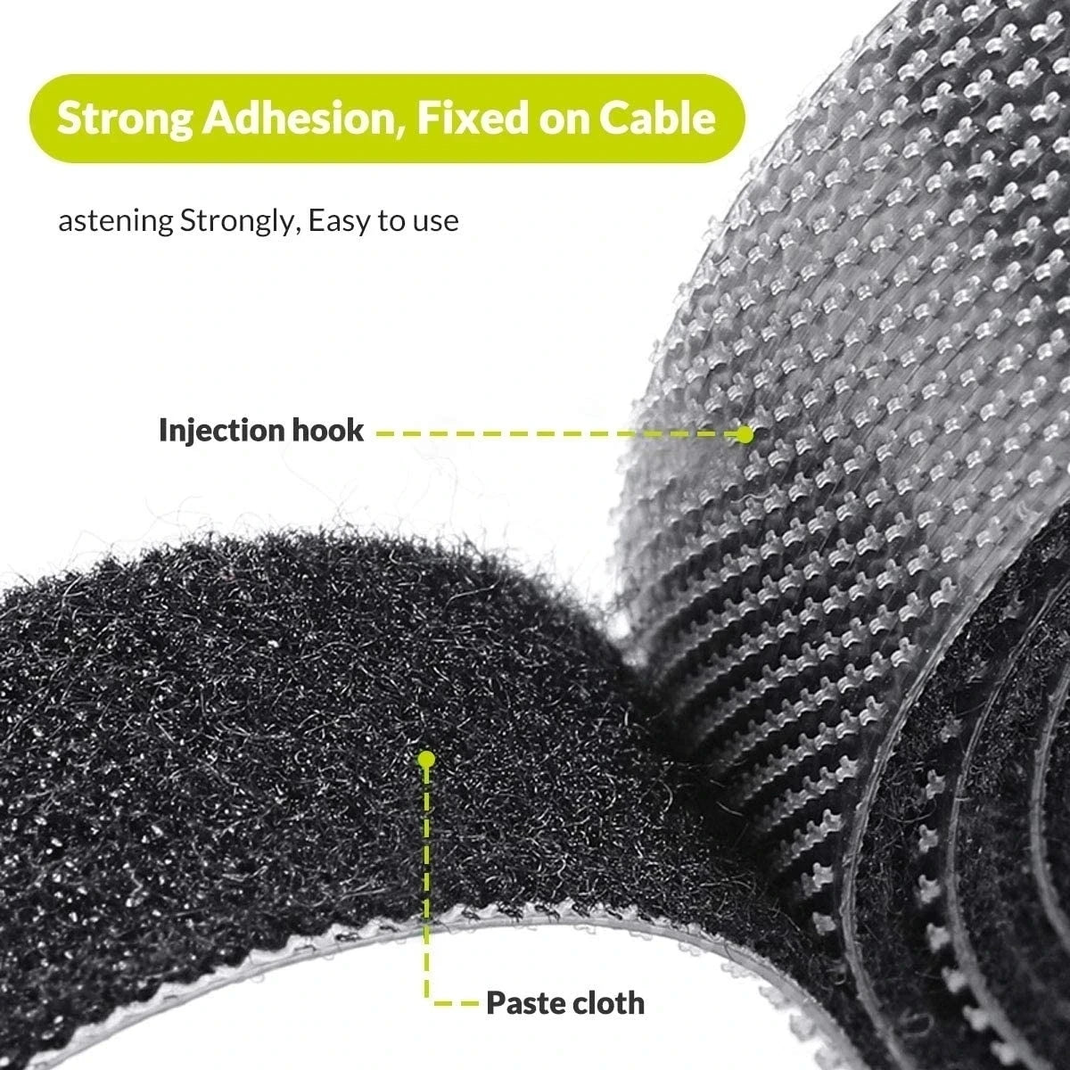 Organizador de cables de 1/5M, cinta enrolladora de cables, lazos de gestión de cables para auriculares y ratón, protector para iPhone, Xiaomi, Samsung