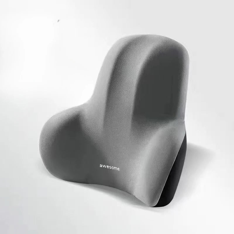 Cojín de Espuma Viscoelástica para Silla de Oficina con Soporte Lumbar, para Dolor de Espalda, Funda Lavable, Sistema de Alivio del Dolor para Silla de Escritorio