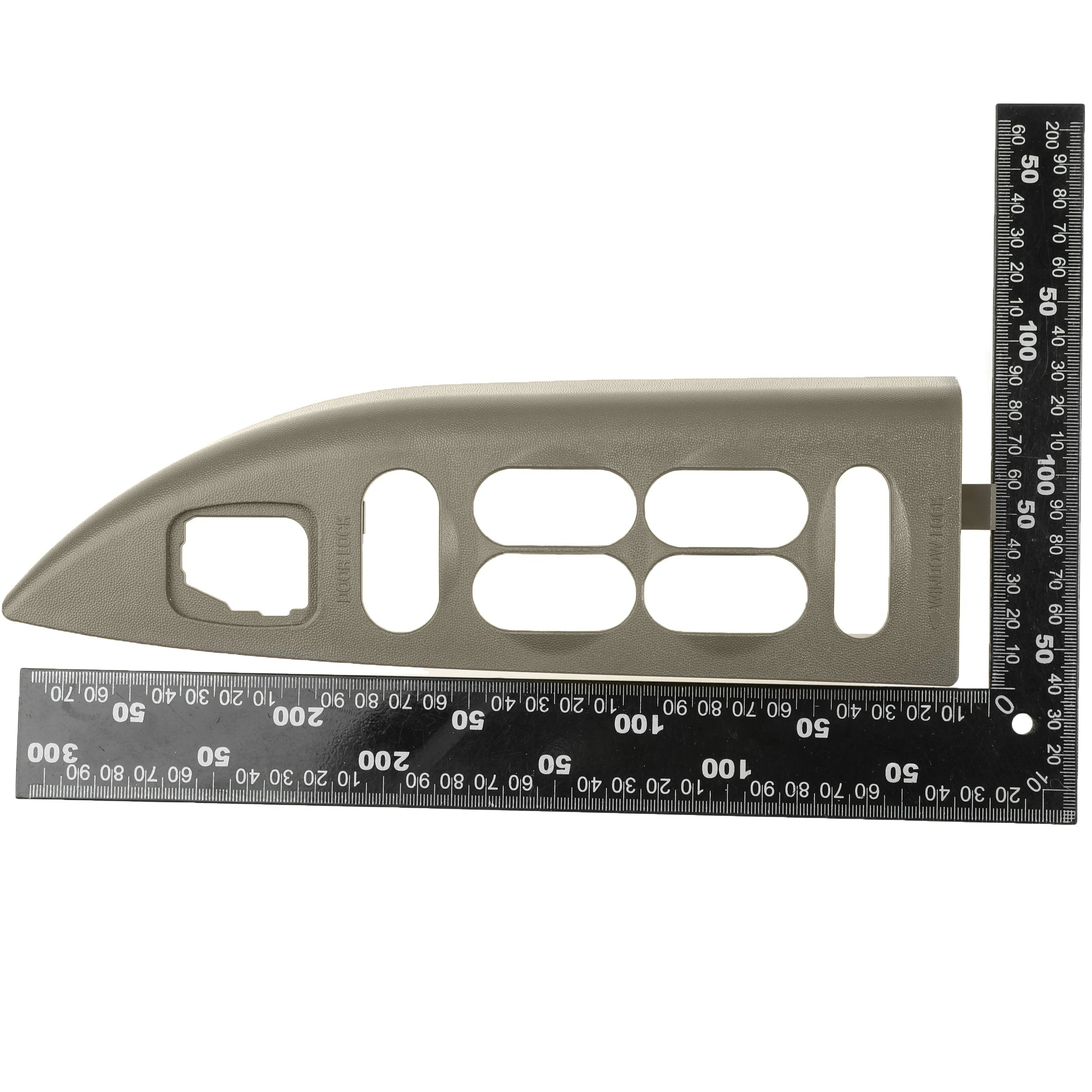 Interruptor de bloqueo de puerta delantera izquierda para Ford F150, interruptor de bloqueo de puerta delantera izquierda con bisel de montaje, pergamino medio para Ford F150 2001-2002 YL3Z14525AAB YL3Z-14525-AAB, nuevo