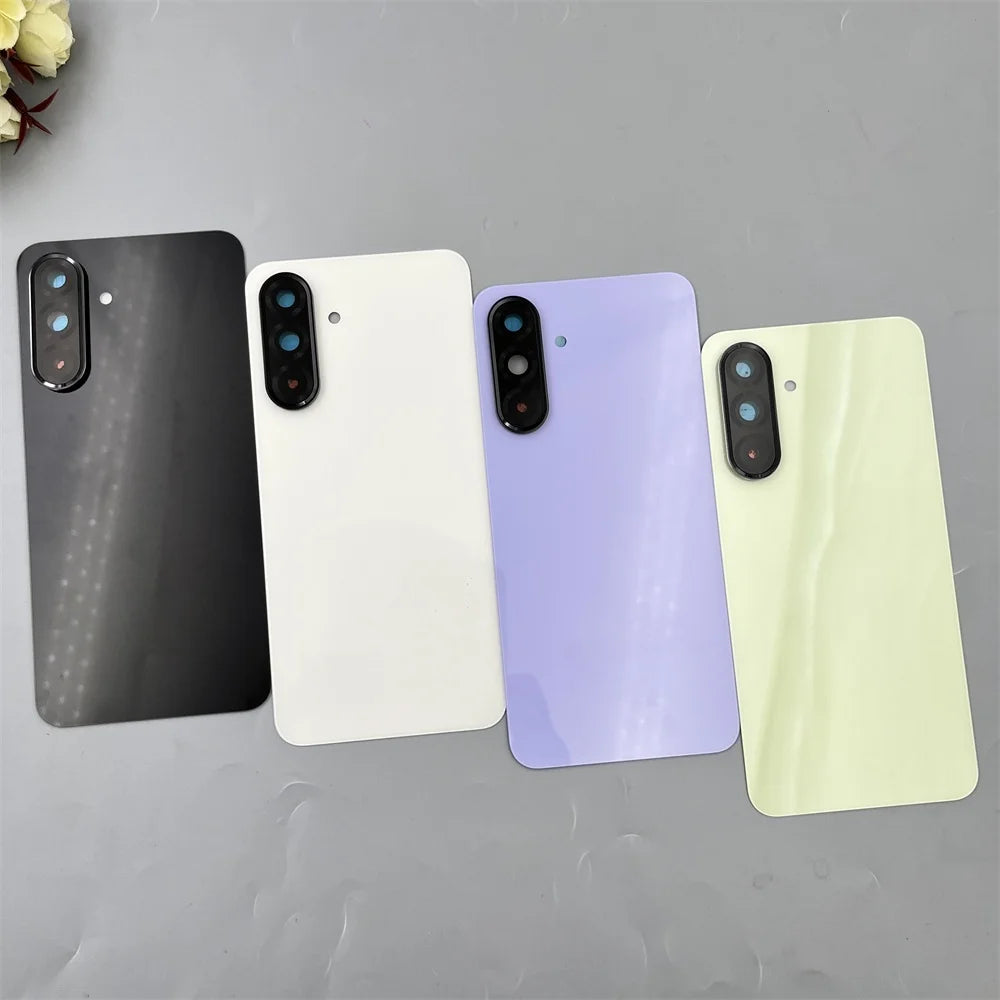 Para SAMSUNG Galaxy A36 A 36 5G SM-A366E/DS, Tapa Trasera de Vidrio para Batería, Carcasa Trasera, Repuesto con Lente de Cámara