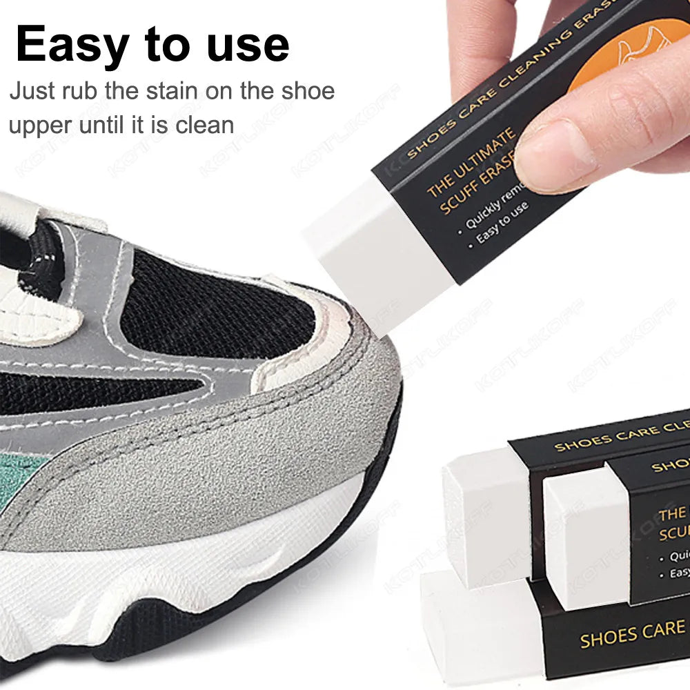 Borrador de cepillo para zapatos, bloque de goma, limpieza de zapatos súper limpia, borrador de gamuza, piel de oveja, mate, cuidado de zapatos, limpiador de cuero, cuidado de zapatillas