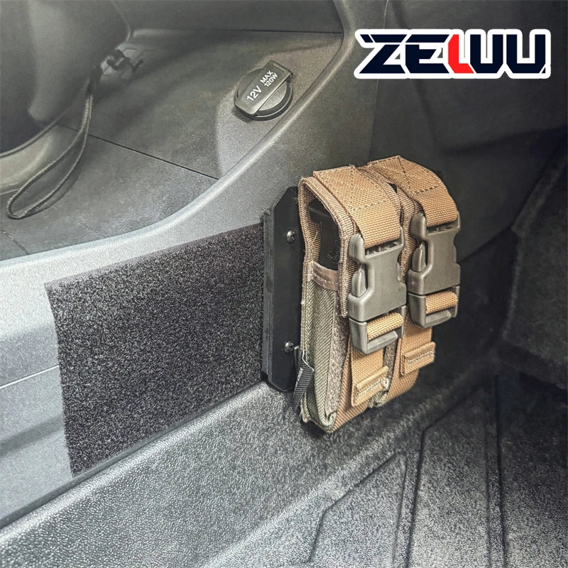 Panel Molle Portátil para Almacenamiento Modular, Organizador de Vehículos, Consola Central, Almacenamiento en el Guantera, Plástico ABS, Accesorios Interiores para Automóviles