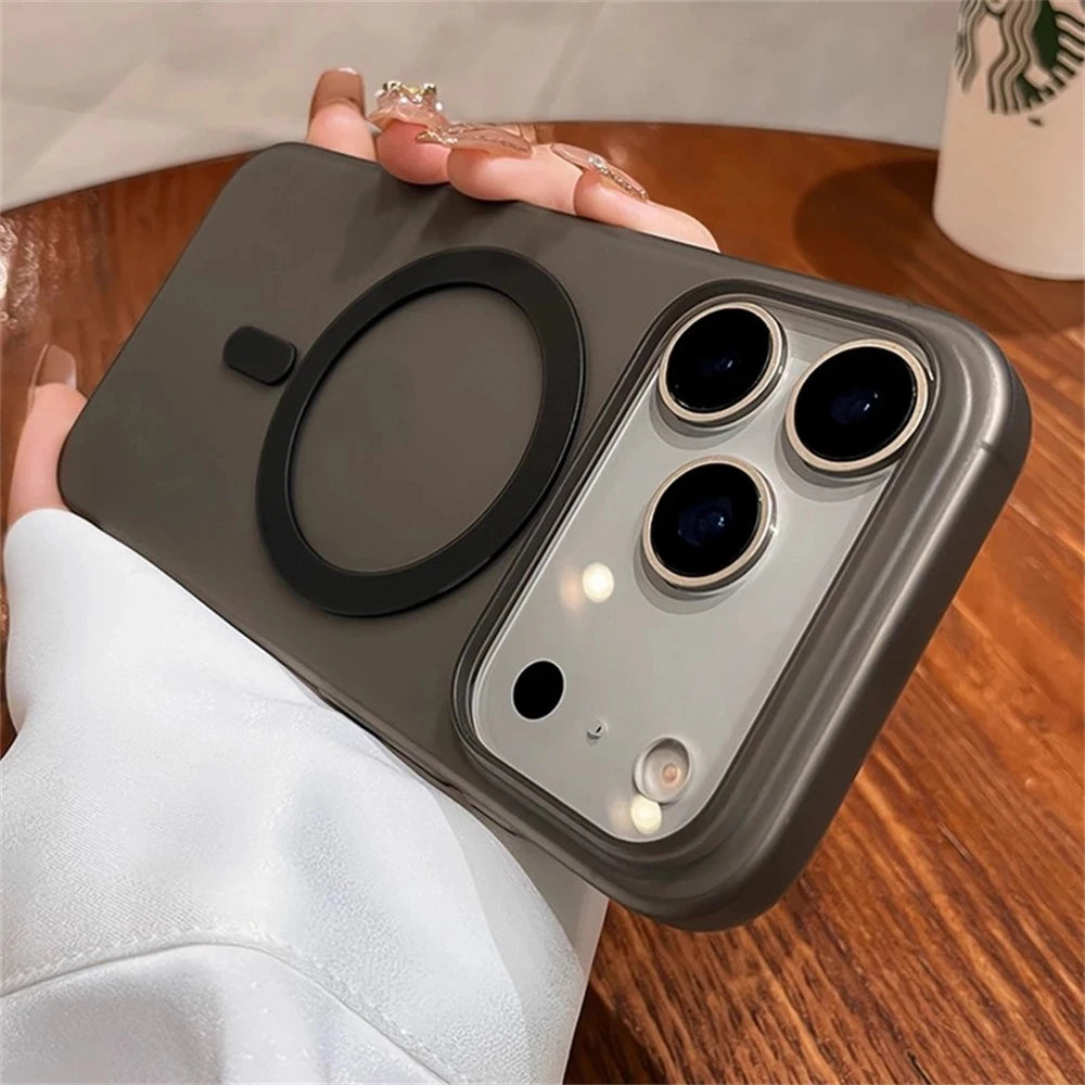 Funda Magnética Rígida Mate para Samsung Galaxy A57 5G A17 A56 A55 A36 A37 A16 A15 S25 Ultra S26 Plus S24 FE S23 S22 S21