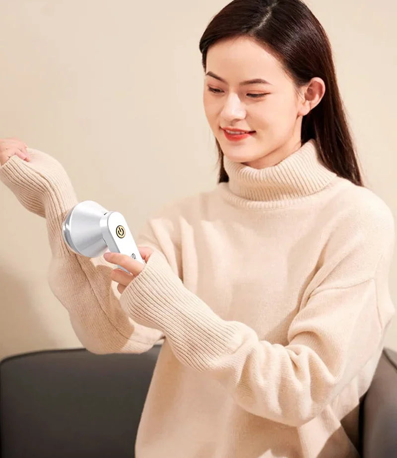 Recortador de bolas de pelo eléctrico para ropa, eliminación automática de bolas de pelo, afeitado, seis cabezales de cuchillo, carga Usb, portátil para el hogar, eliminación de pelusas