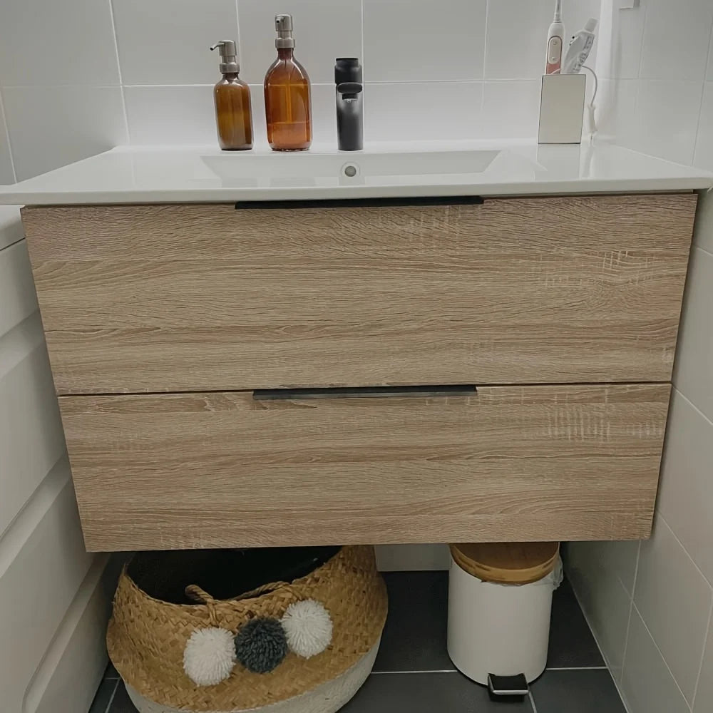Rollo de papel tapiz adhesivo con 5 metros, pegatina impermeable de grano de madera, armario, puerta de escritorio, pegatinas de renovación de muebles