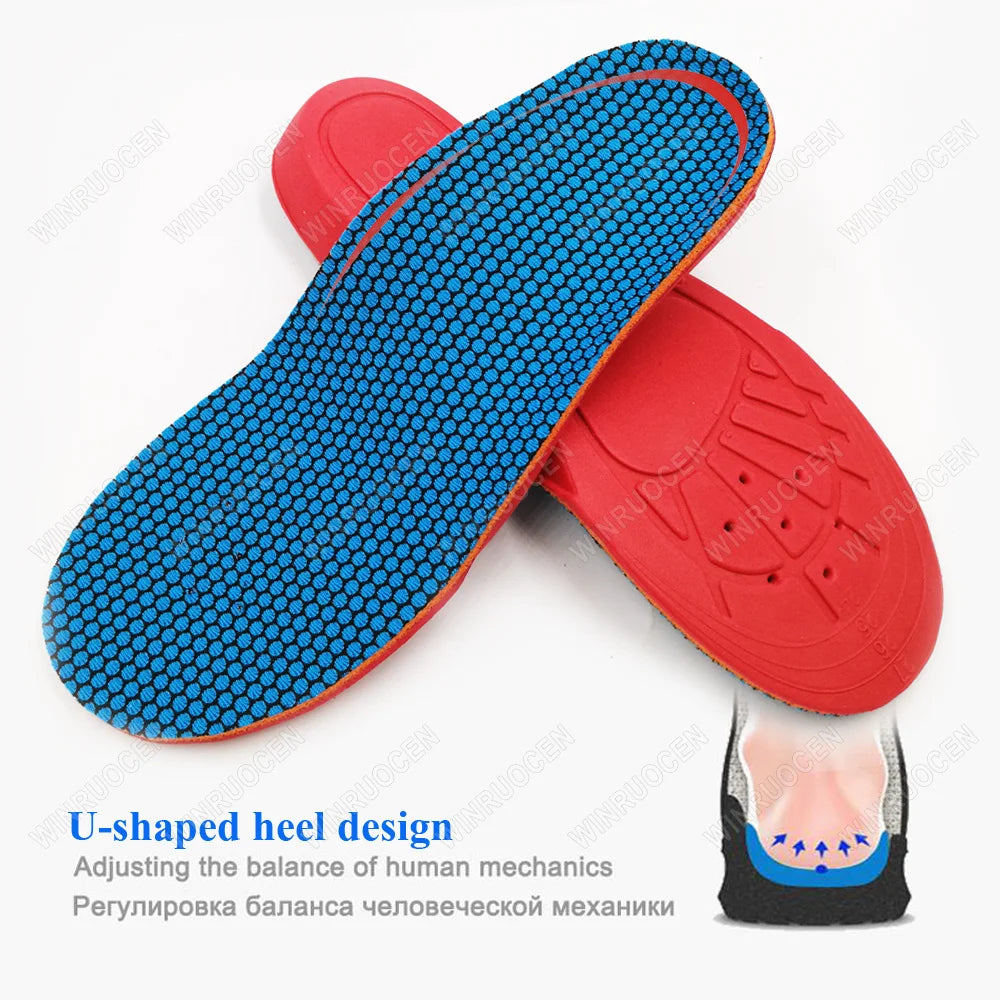 Plantillas ortopédicas con soporte para arco para niños, insertos de zapatos para niñas y niños, pies planos, fascitis Plantar, almohadillas para aliviar el dolor en el talón