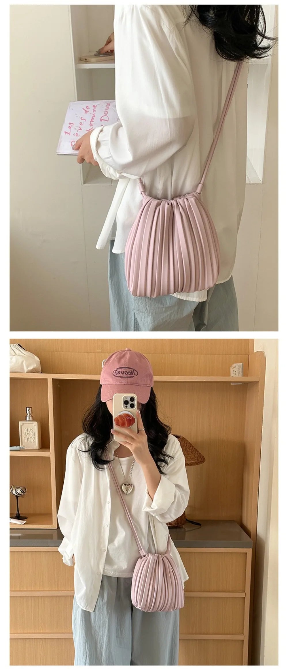 Nuevo bolso cruzado de cuero PU, bolso de hombro con bolsillo interior de uso versátil, Mini monedero elegante para mujeres y niñas