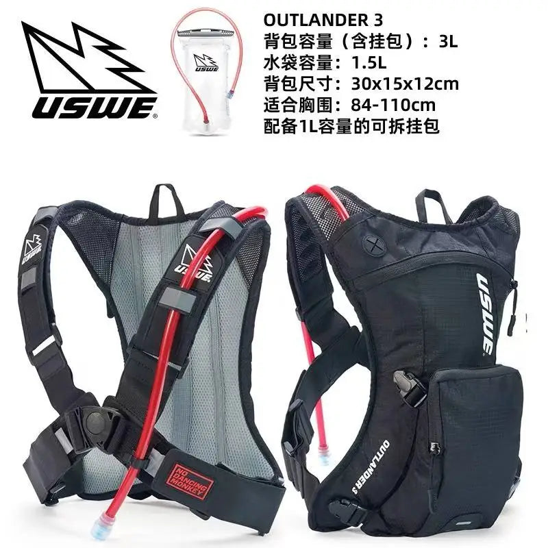 Oferta Especial USWE Mochila de Hidratación Todoterreno Doble Hombro para Ciclismo, Mochila de Hidratación FOX Todoterreno para Rally Forestal y ADV