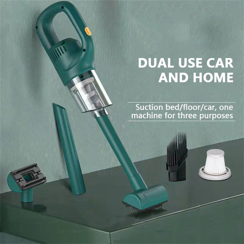 Aspiradora de mano inalámbrica, aspirador automático recargable para el hogar, coche y mascotas, miniaspiradora de 50000Pa