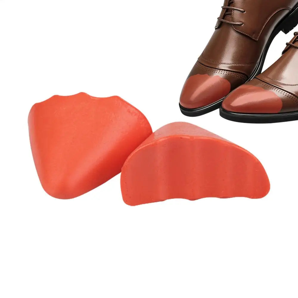 Rellenos de dedos para zapatos, relleno de zapatos de espuma de PU suave y grueso, 1 par de inserciones para los dedos, embutidor de zapatos cómodo antidesgaste para zapatos informales