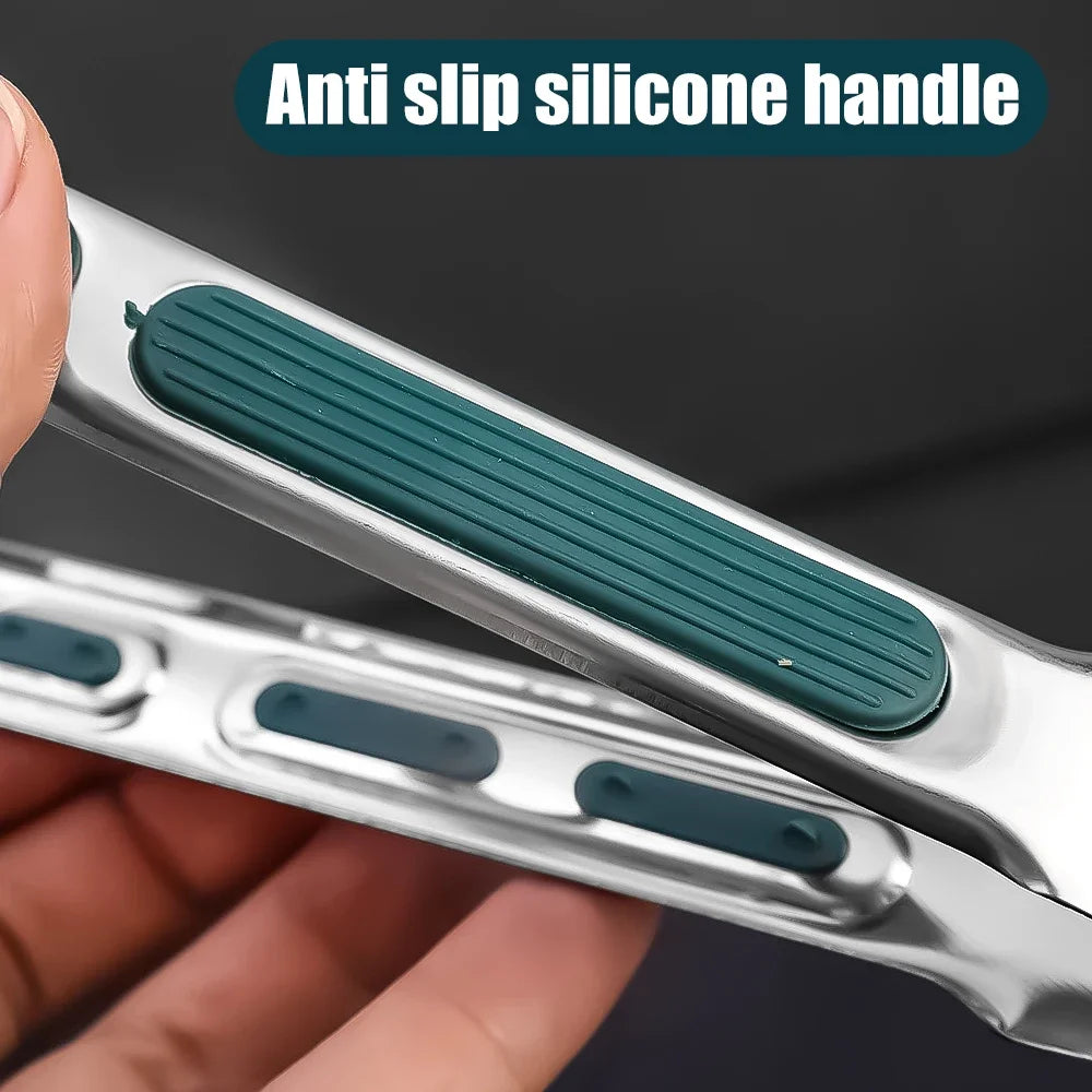 Nuevas Pinzas de Acero Inoxidable para Alimentos, Pinzas para Carne, Ensaladas, Pan, Pinzas para Barbacoa, Pinzas Antideslizantes para Buffet, Utensilios de Cocina, Accesorios de Cocina