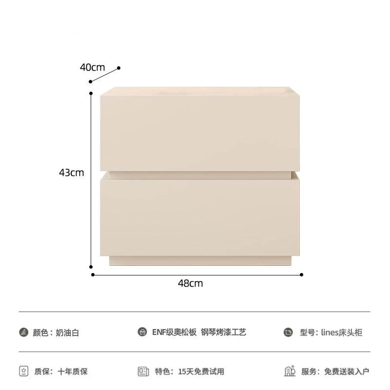 Mesita De Noche De decoración amarilla, mesita De Noche De almacenamiento japonesa barata estética, muebles Retro ahorradores De espacio
