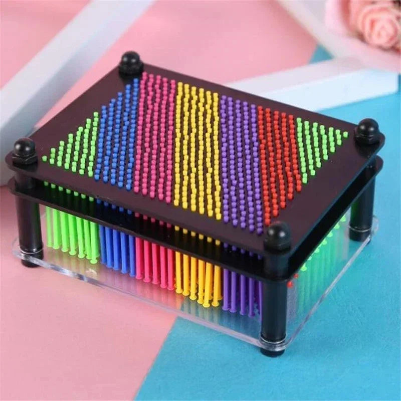 Pin de Metal clon 3D, clon artístico antiestrés, modelo con forma de mano, juguetes para niños, tablero de aguja, esculturas, pintura, tallado, Pinart, regalo