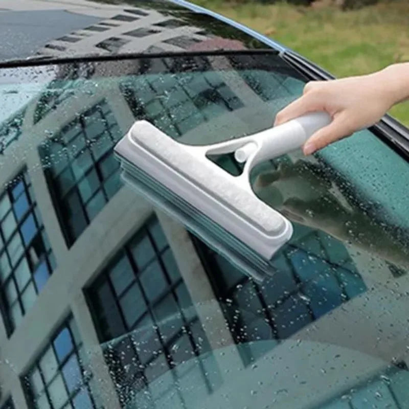 Limpiador de vidrio multifunción, cepillo de limpieza de ventanas para el hogar, pulverizador, cepillo de limpieza de jabón, cepillo de goma automotriz para el hogar
