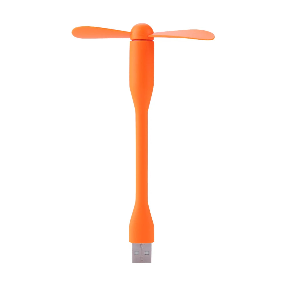 Mini ventilador USB, ventilador de refrigeración Flexible para banco de energía, portátil, PC, cargador de CA, ventilador de mano portátil, dispositivo de verano para ordenador