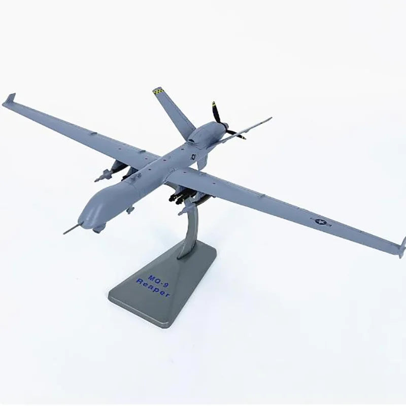 Escala 1:72, MQ-9 de los Estados Unidos, ataque de reconocimiento, modelo de avión UAV, simulación, producto terminado, decoración, exhibición de colección